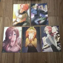 五等分の花嫁 メモリアルイラストボード　5枚セット