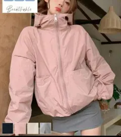 日焼け止め服 パーカー ピンクのサムネイル