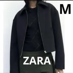 美品❗️★ZARAザラジッパーショートジャケットサイズM