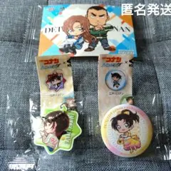 名探偵コナン　くら寿司コラボ　ラバーチャーム　缶バッジ　ステッカー
