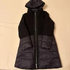 未使用 MERVEILLEUX VENTE 2WAY ウール切替 ダウン コート 中古・古着通販】MERVEILLEUX VENTE (メルヴェイユヴァント