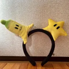 USJ ユニバーサルスタジオジャパン　スター　バナナ　カチューシャ　マリオ