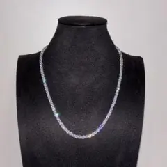 ✨高品質✨テニスマイアミネックレス4mm55cm シルバー
