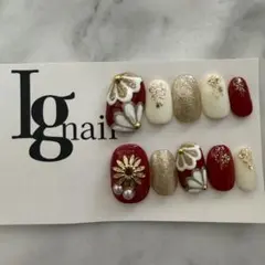 現品限り　成人式ネイルチップ　成人式ネイル　成人式　結婚式　前撮りネイルチップ