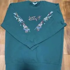 LEFT ALONE グリーン スウェット