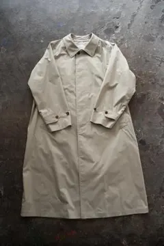 CAHLUMN Cotton Linen Balmacaan coat Ah.h - メルカリ