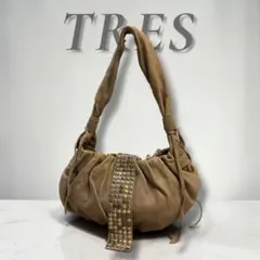 美品✨Y2K 00s TRES スタッズ レザー ワンショルダーバッグ 平成のサムネイル