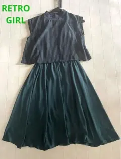 ★ RETRO GIRL ブラウス付きワンピース