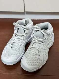 ASICS DUNKSHOT ホワイト キッズバスケットシューズ