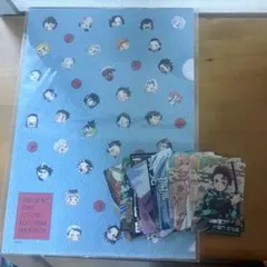 鬼滅の刃 原画展 クリアファイル ウエハース カード