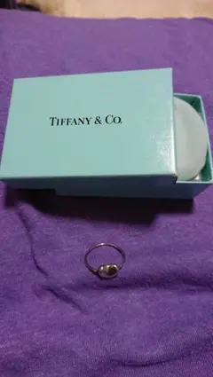 Tiffany & Co. ビーンズ シルバーリング 9号
