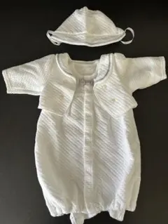 セレモニードレス＆帽子セット 50〜60㎝