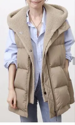 アパルトモン　ダウン　　白 L'Appartement DEUXIEME CLASSE（ダウンジャケット）のフリマ