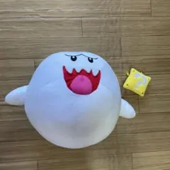 スーパーマリオ　テレサぬいぐるみとマリオアイテムキーホルダ