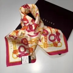 セリーヌスカーフ膝掛けハンカチスカーフ マガタム鞄柄 希少 新品