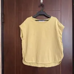 イエロー シンプル Tシャツ 半袖のサムネイル