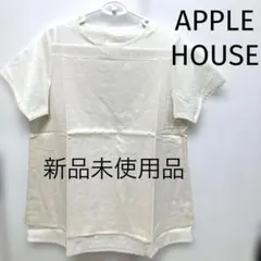 新品・未使用　アップルハウス　レディース　半袖　チュニック　生成色　ラメのサムネイル