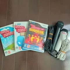 wiiでおうちのリビングでカラオケやりますか！【約200曲】（ジョイサウンド)