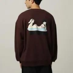 tk.TAKEO KIKUCHI えろてぃずむ裏毛バックプリントプルオーバー