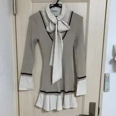 LIP SERVICE シャツドッキングプリーツワンピース