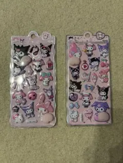 サンリオ　マイメロ　キティ　クロミ　2枚　ぷっくりシール　シール