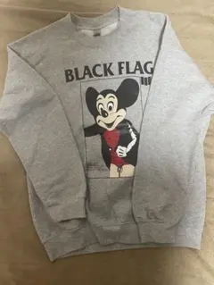 山田蓮着用似のBLACK FLAGスウェット