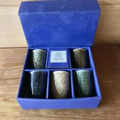 陶器製コップ6個セット　湯呑み　ぐい呑み