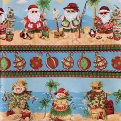 専用 USAコットン クリスマス アロハサンタ 生地