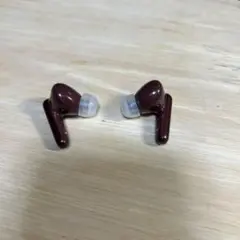ワインレッド ワイヤレスイヤホン インイヤー型