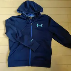 UNDER ARMOUR ネイビー フルジップパーカー MD