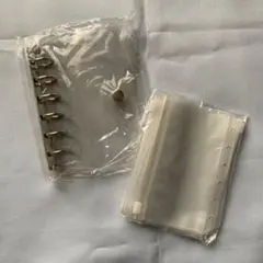 ★クリアバインダー リフィルセット　6穴 システム手帳