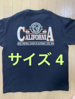 ベイフロー　フットボール Tシャツ バックプリント　ブラック　BAYFLOWのサムネイル