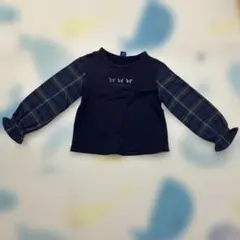 Anna Sui Mini 蝶刺繍 長袖カットソー 130