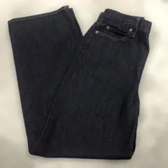 【新品・未着用】ワイドストレートジーンズ　25インチ