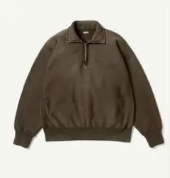 26SS A.PRESSE アプレッセ ハーフジップスウェット