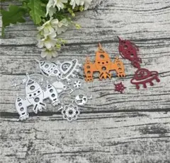 【新品未使用】宇宙　カッティングダイ