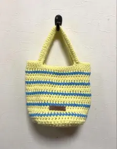 ハンドメイド バッグ ハンドバッグ 編み物