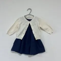 美品✨　2点セット　 入園式 女の子 フォーマル リボン　さくらんぼ柄