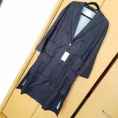 美品✨チノ CHINOH ウールカシミア リバーコート ネイビー 美品✨チノ CHINOH ウールカシミア リバーコート ネイビー