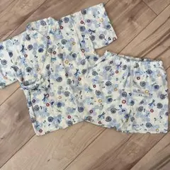 トンボ柄　甚平セット 95cm未満