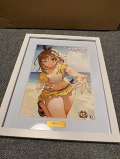 ライザ 原画イラストボード ライザのアトリエ A4キャラファイングラフ