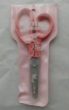 논탄 가위 일본산 핑크 스테인리스 논탄 가위 15cm