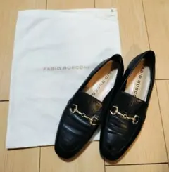 【FABIO RUSCONI】ファビオルスコーニ　38　ローファー　パンプス