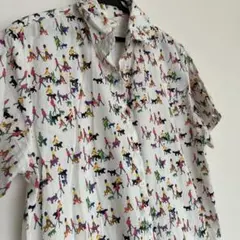 Fillil 半袖シャツワンピース 総柄のサムネイル