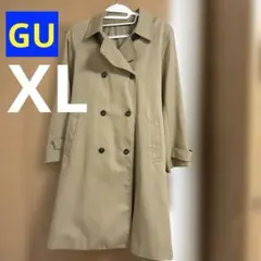 GU 베이지 트렌치 코트 더블 버튼 큰 사이즈 XL