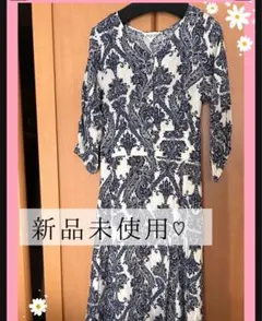 【新品未使用】SOUP 上品　ペイズリー柄　ワンピース　9号