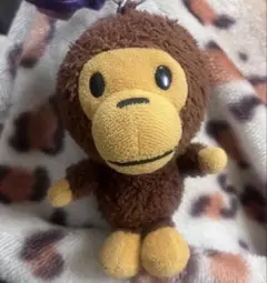 BAPE もこもこ マイロマスコットキーホルダー☆新品・未使用 限定値下げ！新品☆A BATHING APE もこもこ マイロ キーホルダー