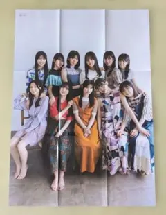 【櫻坂46 三期生】両面ビッグポスター B.L.T. 2023年11月号 付録のサムネイル