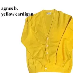 agnes b. レディース カーディガン　毛100 スコットランド製
