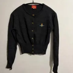 Vivienne Westwood オーブ刺繍 グレー カーディガン 40サイズ